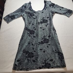 Vintage Y2k Hana Sheer Dress Size Small 90s Floral